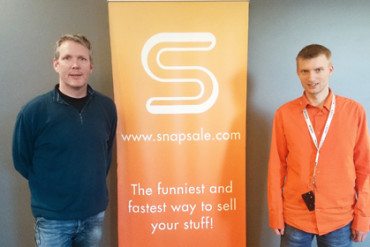 Fra venstre Olav A. Djupvik og Geir K. Engdahl, gründere i Snapsale og Skylib.