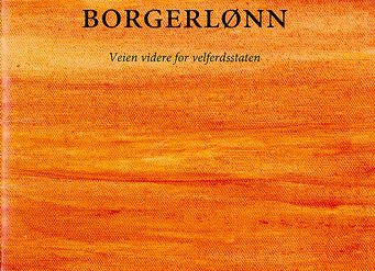 Borgerlønn. Abstrakt orange bakgrunn.