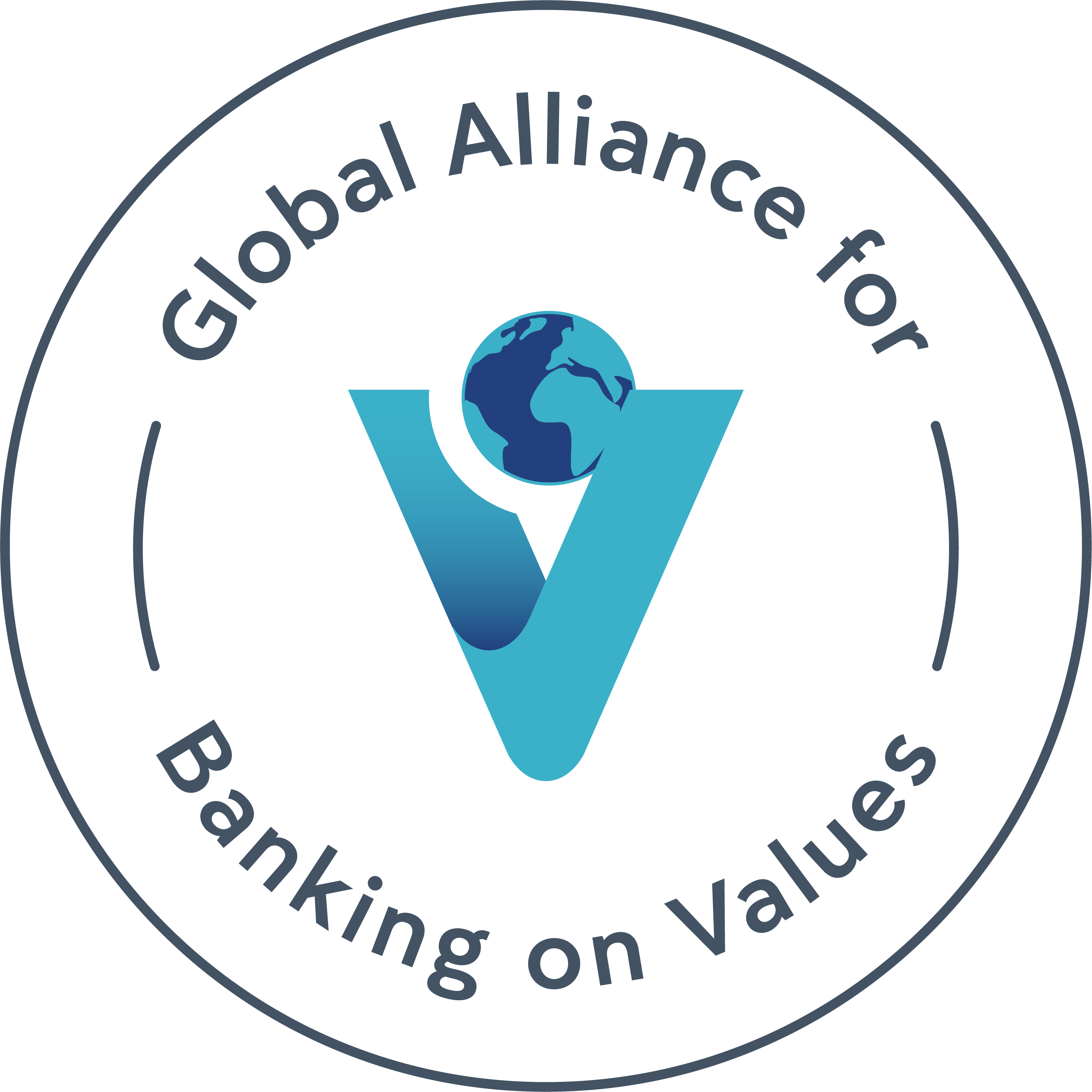 Logo for Global Alliance for Banking on values