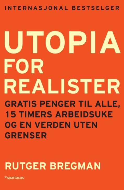Omslag til boken Utopia for realister.