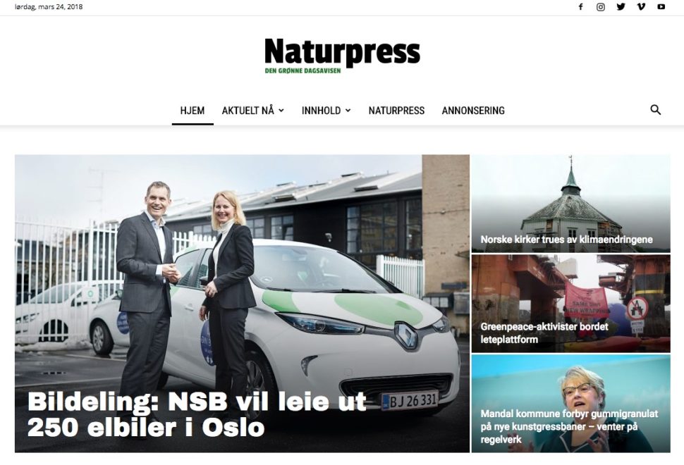 Skjermbilde fra Naturpress.no