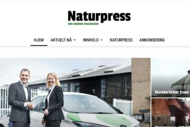 Skjermbilde fra Naturpress.no