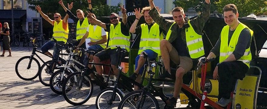 Sykkeltaxier og sjåfører